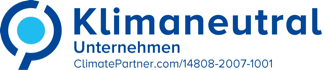 Klimaneutral Logo by ClimatePartner