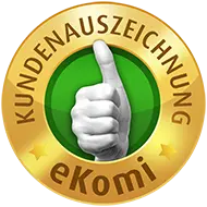 Vertrauenssiegel, Kundenauszeichnung, eKomi